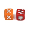 Opaque Acrylic Beads OACR-H052-02C-2