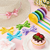5 Colors Polka Dot Polyester Ribbon OCOR-GA0002-97-4