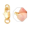 Brass Lobster Claw Clasps KK-KK801-G-3