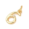 Brass Micro Pave Cubic Zirconia Pendants KK-D019-28G-06-2