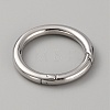 316 Stainless Steel Spring Gate Rings STAS-WH0033-35B-2