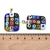 Handmade Lampwork Pendants LAMP-D006-05G-3