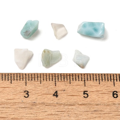 Natural Larimar Chip Beads G-Q193-01A-1