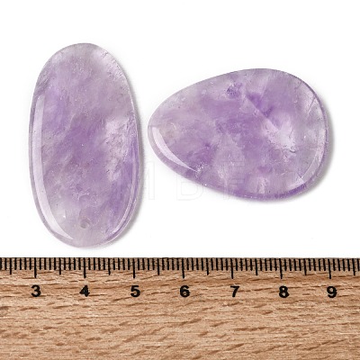 Natural Amethyst Pendants G-D365-02B-01-1