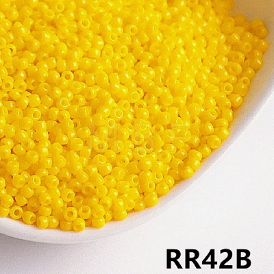 Opaque 8/0 Glass Seed Beads SEED-I013-3mm-RR42B-1