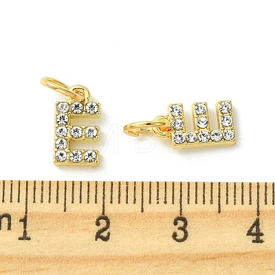 Rack Plating Alloy Rhinestone Pendants PALLOY-S187-01E-1