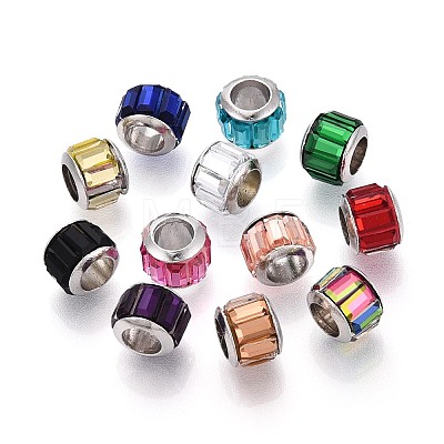 Glass European Beads GPDL-S039-02-1