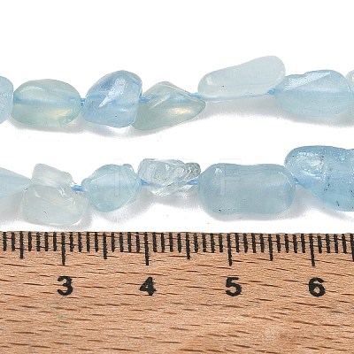Natural Aquamarine Beads Strands G-P433-06A-1