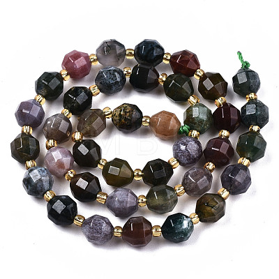 Natural Indian Agate Beads Strands G-T131-77A-1