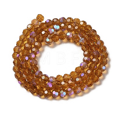 Electroplate Transparent Glass Beads Strands LS-EGLA-A035-T4mm-L04-1