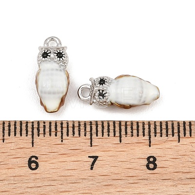 Brass Enamel Pendants KK-CBA6818-04P-02-1