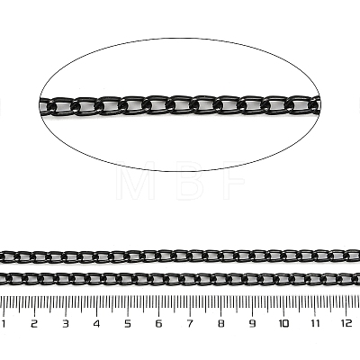 Rack Plating Aluminium Curb Chain CHA-H002-03EB-1