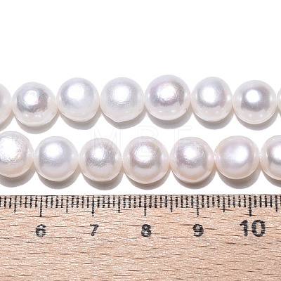 Natural Cultured Freshwater Pearl Beads Strands PEAR-N014-08H-1