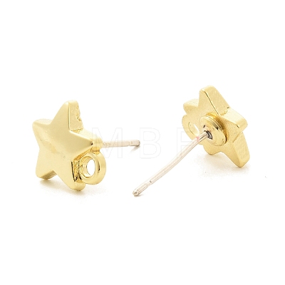 Alloy Stud Earrings Findings PALLOY-F278-03G-1