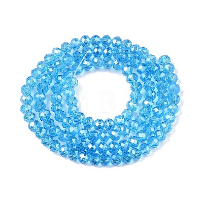 Electroplate Glass Beads Strands EGLA-A044-T3mm-A08-1