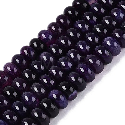 Natural Agate Beads Strands G-Q613-01E-11-1