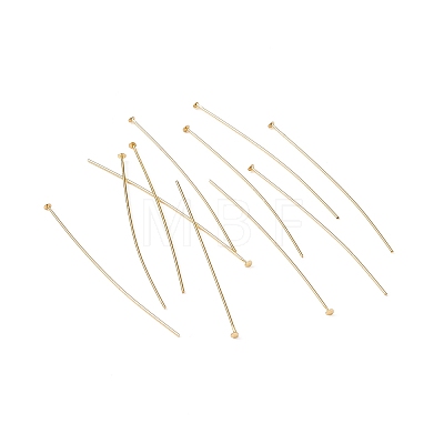 Brass Flat Head Pins X-KK-WH0058-03D-G01-1