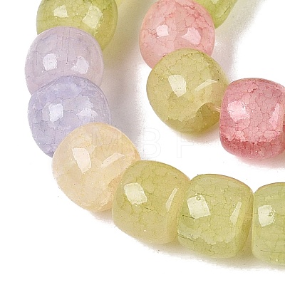 Ombre Effect Dyed Glass Beads Strands GLAA-Q106-05B-A07-1