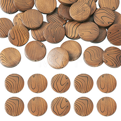 30Pcs Natural Schima Wood Beads WOOD-TA0003-07-1