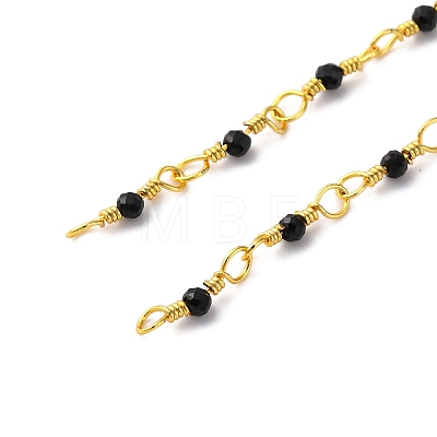 Brass Chain Necklace Making KK-K337-13G-05-1
