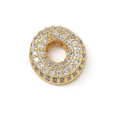 Brass Micro Pave Cubic Zirconia Pendants KK-A300-02G-O-1