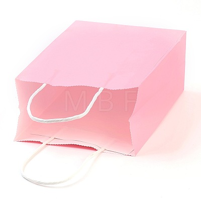 Pure Color Kraft Paper Bags LS-AJEW-G020-D-11-1