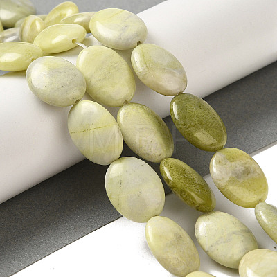 Natural Lemon Jade Beads Strands G-B078-G04-02-1