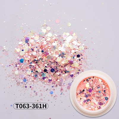 Holographic Nail Glitter Powder Flakes MRMJ-T063-361H-1