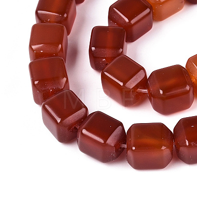 Natural Carnelian(Dyed & Heated) Beads Strands G-N353-03A-03-1