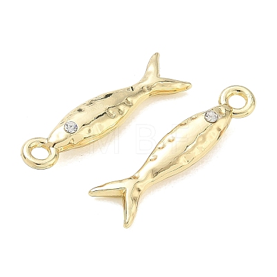 Alloy Rhinestone Pendants FIND-D044-21G-02-1