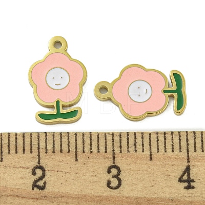 304 Stainless Steel Charms STAS-L022-435G-01-1