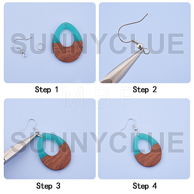 SUNNYCLUE DIY Dangle Earring Making DIY-SC0010-51P-1