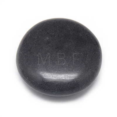 Natural Black Stone Beads G-Q481-115-1