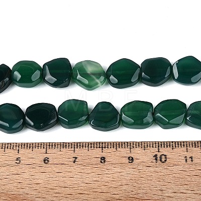Dyed & Heated Natural Agate Beads Strands G-N359-15A-02-1