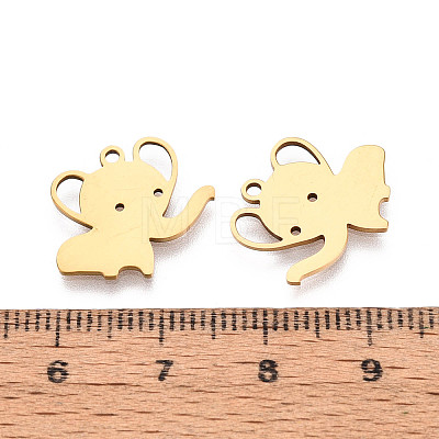 201 Stainless Steel Pendants STAS-T073-39G-1
