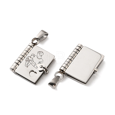 304 Stainless Steel Pendants SA-CBA694E-01P-07-1
