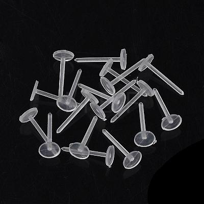 Plastic Stud Earring Findings KY-R011-01-1