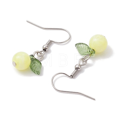 Acrylic Dangle Earrings EJEW-JE05750-05-1
