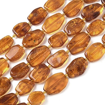 Natural Amber Beads Strands G-L095-C01-04-1