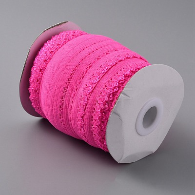 Polyester Elastic Cords with Single Edge Trimming EC-WH0020-06D-1