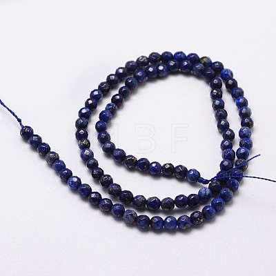 Natural Lapis Lazuli Beads Strands G-G736-22-4mm-1