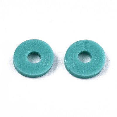 Handmade Polymer Clay Beads X-CLAY-Q251-6.0mm-107-1