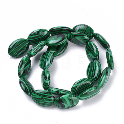 Synthetic Malachite Beads Strands G-T063-02-1