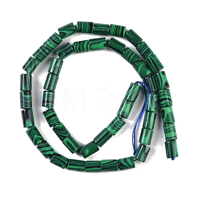 Synthetic Malachite Beads Strands G-C128-A30-01-1