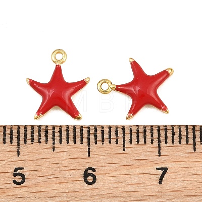 Brass Enamel Pendants KK-CBA3642-03G-07-1