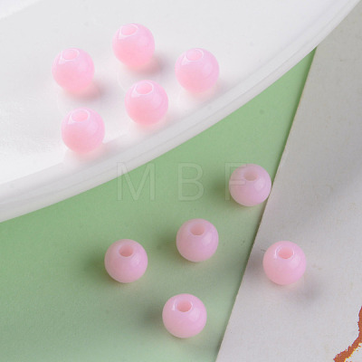 Opaque Acrylic Beads MACR-S370-C6mm-A01-1