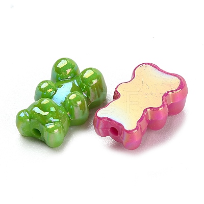 Opaque Bear Acrylic Beads MACR-L003-002B-1