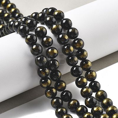 Natural Mashan Jade Beads Strands G-A255-A01-01E-1