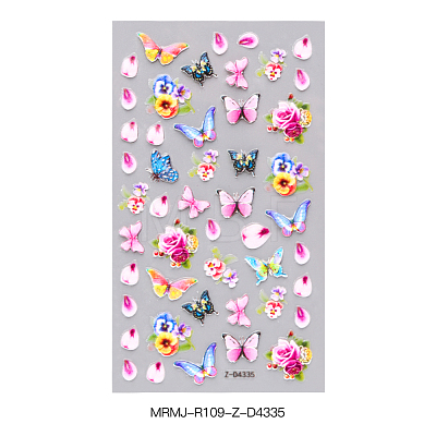 5D Watermark Slider Gel Nail Art MRMJ-R109-Z-D4335-1