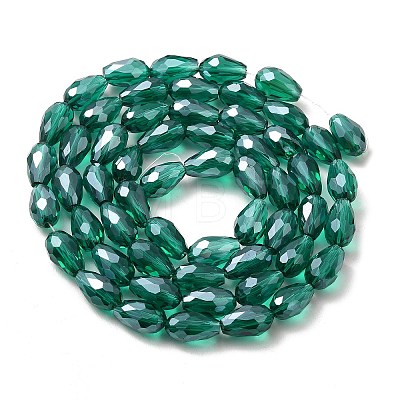 Electroplate Glass Beads Strands LS-EGLA-R008-15x10mm-2-1